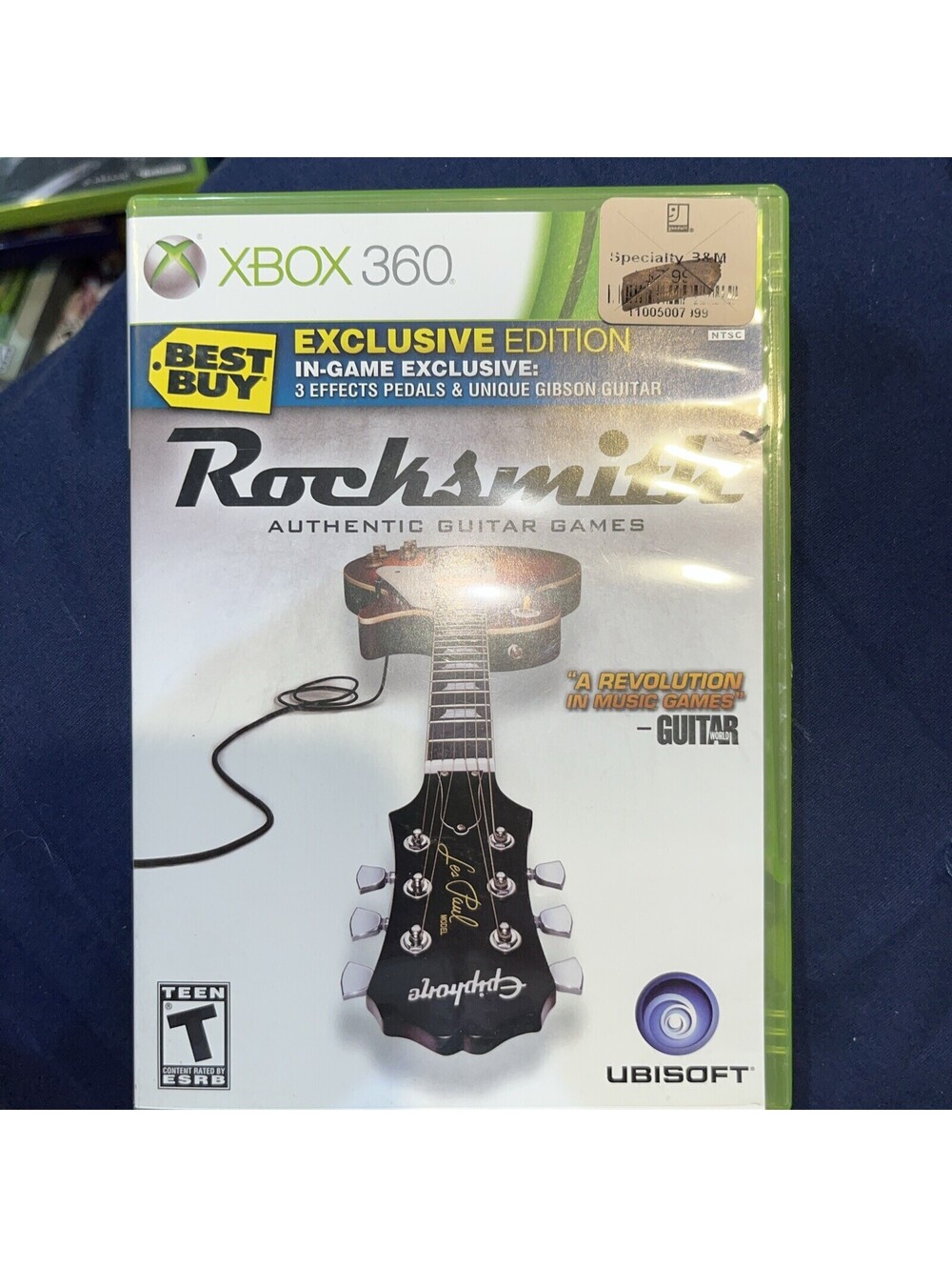 Rocksmith Best Buy Exclusive Edition Xbox 360 CIB, New Case. Manual. Tested